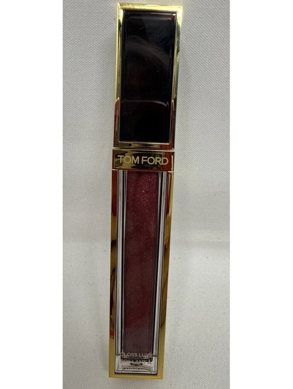 Tom Ford Gloss Luxe Lip Gloss 24 Honeyed Coral Shine Glitter 0.19 fl oz CJ200